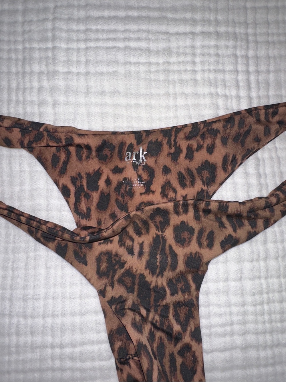 Ark Swimwear | Hybrid Bikini Bottoms - Brown Leopard - Picture 4 of 4